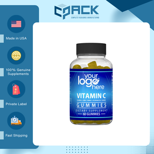 Exportador a granel de EE. UU. de calidad excepcional, suplemento dietético de vitamina C, caramelo de goma, 60 cuentas para adultos, logotipo personalizado disponible - Product Image 2