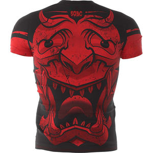 Rashguard personalizable MMA/BJJ No-Gi, Rashguard de protección UV de secado rápido Rashguard de poliéster transpirable/Spandex Rashguard - Product Image 2