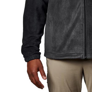 Veste d'hiver pour homme en polaire, matière chaude et douce, fermeture éclair, idéale pour la vente en gros, service OEM, manches longues, col montant - Product Image 4