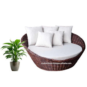 Silla de Mimbre Natural de Ratán, Moderna, de Alta Calidad, Ecológica, Ligera, de Espuma, Tejida a Mano, para Sala de Estar, Muebles para el Hogar - Product Image 1