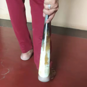 Corne de chaussure longue en bois de noyer noir d'articles divers de ménage modernes directs pour le port - Product Image 1