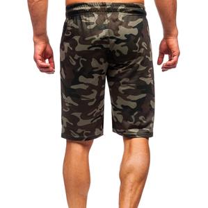 Pantalones cortos de algodón para hombre de ajuste personalizado XS Tela transpirable y de alta calidad con decoración de patrón Ideal para correr Pantalones cortos de sudor de verano - Product Image 4