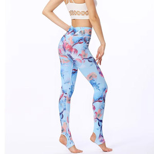 Leggings de yoga à taille élastique, prix bas, logo personnalisé, vente chaude, bonne qualité, leggings de yoga pour la vente en ligne - Product Image 2