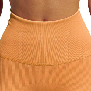 กางเกงโยคะเอวกลาง ผ้าบาง ระบายอากาศได้ดี น้ำหนักเบา สำหรับผู้หญิง ผลิตจากผ้าถัก เหมาะสำหรับออกกำลังกาย รับผลิตแบรนด์ส่วนตัว ขายส่ง - Product Image 4