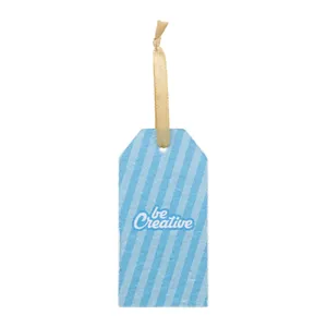 Étiquette cadeau écologique moderne en plastique avec impression numérique pour graines, fournitures de vacances, gadgets verts pour occasions spéciales - Product Image 1