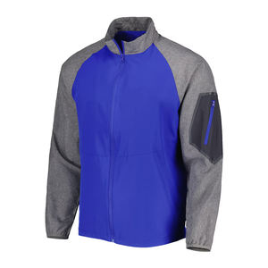 Chaquetas Cortavientos Casuales para Hombre, Diseño Personalizado al por Mayor, Impermeables, con Cuello Alto y Capucha, Estilo Vintage, 100% Poliéster - Product Image 1