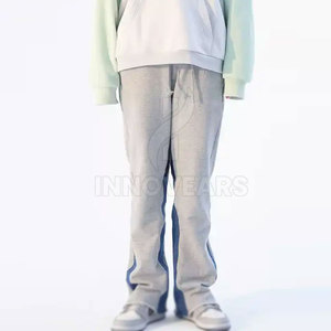 Venta al por mayor de pantalones de chándal acampanados personalizados, ropa de calle informal holgada con estilo holgado y estilo cargo, venta en línea - Product Image 5