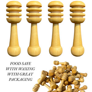 ไม้เอล์มสำหรับตักน้ำผึ้ง ขนาด 3 นิ้ว - Product Image 1