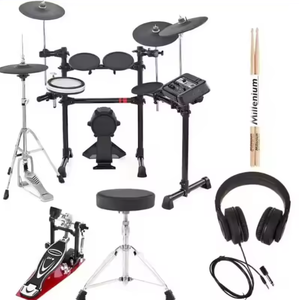 Set de Batería Electrónica de Alta Calidad con Tambor de Lengüetas de Acero, Tambor de Mano y Piano de Pulgar - Enrollable - Product Image 1