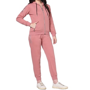 Conjunto Deportivo de Alta Calidad para Mujer, Sudadera con Capucha de Manga Larga y Cremallera Completa, Pantalones Jogger Holgados para Correr - Product Image 1