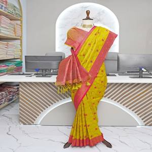 Sari de Seda Paithani Suave Premium VASTRA COTTAGE con Hermoso Tejido Zari, Diseño Atractivo, Ropa Tradicional Étnica para Fiestas - Product Image 2