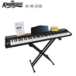 Órgano Electrónico Profesional de 88 Teclas, Teclado de <span class=keywords><strong>Piano</strong></span>, Instrumento Musical Educativo Hecho de Plástico Resistente - Product Image 1