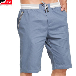 Short brut personnalisé pour hommes Short en maille de style Hip Hop de style décontracté à motif solide - Product Image 1