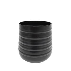 Maceta redonda de Metal de decoración personalizada, maceta elegante de Color negro para decoración de jardín y mesa, graneles personalizados hechos a mano - Product Image 2