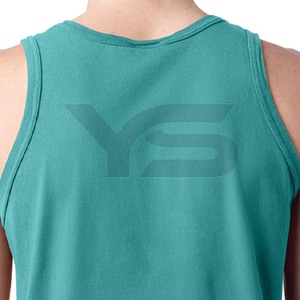 2023 hommes décontracté Gym débardeur XL taille couleur unie haute impression personnalisable étés plaine débardeur coupe régulière Plus sans manches - Product Image 4