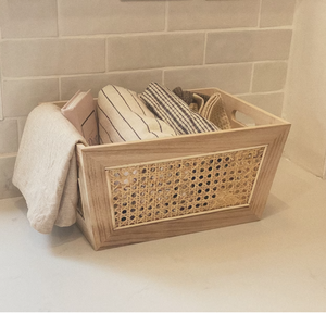 Top Grossiste Bon Prix Bas QUANTITÉ MINIMALE DE COMMANDE Meilleur Vente Marque Bois Paniers De Rangement En Rotin - Product Image 2