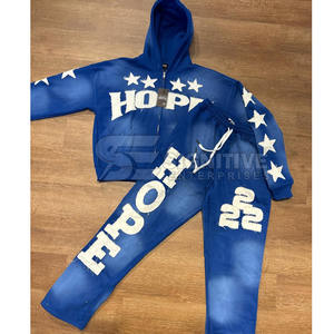 Survêtement pour homme avec un look délavé tendance et un confort quotidien respirant Survêtement pour homme avec un look délavé - Product Image 2