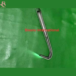 BISONS Vente en gros de rétracteurs en acier inoxydable Aufricht, ensemble d'instruments à fibres optiques avec aspiration et lumière LED pour la chirurgie plastique - Product Image 3