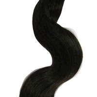 Extensions de queue de cheval en cheveux vierges indiens Remy, qualité excellente, lisses et soyeuses, double trame, 100% cheveux humains