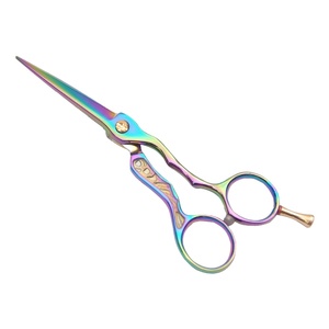 Professional Barber Scissors Cutting Scissors Barber 440c <b>Shears</b> Hairdressing Hair Scissors Multi Gold Stainless Steel Straight - Product Image 1
