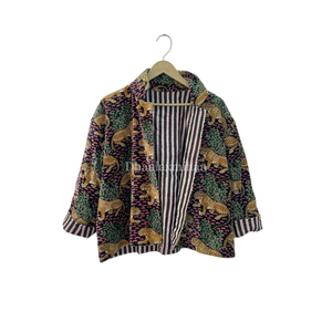 Wholesale Velvet Jacket Animal Print Jacket Inside Cotton Winter Overcoat Breathable Casual Party Women Summer Autumn Jacket - Product Image 4