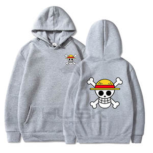 One Piece Hoodies Hombres Mujeres Otoño Moda Casual Jerseys Hip Hop Sudaderas Unisex Algodón Sudadera con capucha - Product Image 3