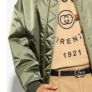 Chaqueta Universitaria de Satén Personalizada de Alta Calidad para Hombre, Nueva Llegada, Tela de Lona con Diseño de Letras de Béisbol para Chaquetas de Hombre - Product Image 3