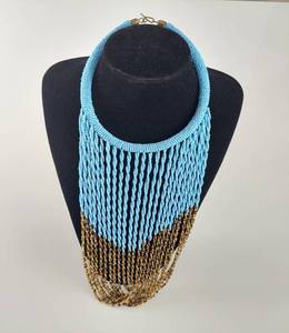 Collar de pulsera de cuentas elegante hecho a mano con perla regalo de dama de honor reflexivo para mujeres para bodas y fiestas - Product Image 1