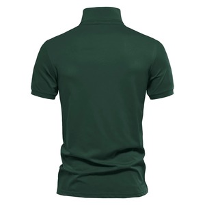 Chemise pour homme Style classique de rue Quotidien Décontracté Couleur unie Revers Confortable Respirant Manches courtes Grande taille 100% jersey - Product Image 5