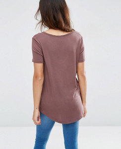 Servicio de Fabricación de Camisetas Extra Grandes de Algodón Premium para Mujer, Impresión y Empaquetado Personalizados - Product Image 2