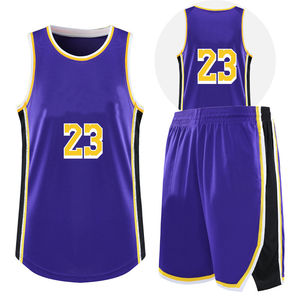 Maillots de basket-ball unisexes personnalisés de haute qualité, respirants, à séchage rapide, sans manches, ensembles uniformes d'équipe - Product Image 4