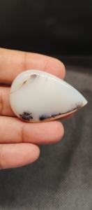 Cabujón de Ágata Blanca de Montana 100% Natural, Suministros para la Fabricación de Joyería Hechos a Mano en Jaipur, India - Piedras Preciosas al por Mayor - Product Image 2