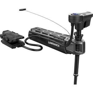 NOUVEAUTÉS : Moteur de pêche à la traîne Lowrance Ghost Ultra Quiet 97/120 Lbs Thrust à pédale, en fibre de carbone, pour montage sur le mât avant - Product Image 1