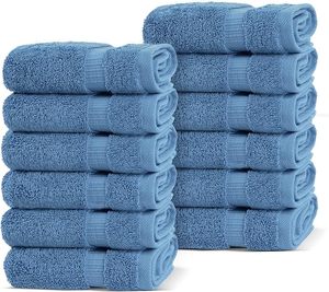 Toallas de Baño para Hotel al por Mayor, Premium, 100% Algodón, Lujosas, Suaves, Ecológicas, con Patrón a Cuadros, Altamente Absorbentes, de Secado Rápido, OEM, Personalizadas - Product Image 3
