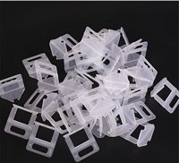 Fournisseur chinois : Nouveaux clips de nivellement de carreaux modernes et durables de 1,0 mm à 2,0 mm, accessoires pour carrelage, système de nivellement de carreaux, 200G, pour appartement