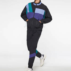 Conjunto Cortavientos Ligero de Nailon de la Mejor Calidad para Hombre, Transpirable, con Capucha de Poliéster, Diseño Sólido, Trajes Deportivos de Invierno - Product Image 1