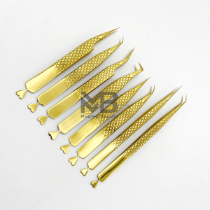 Pinzas Clásicas para Pestañas con Punta Dentada Inclinada, de Acero Inoxidable, Antiestáticas y Duraderas, al por Mayor, para Depilación Facial Femenina - Product Image 6