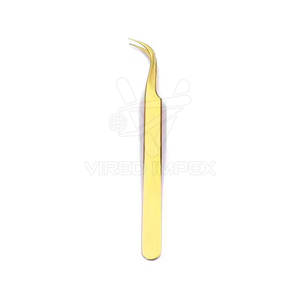 Pinces à cils de marque privée 2025, OEM, couleur personnalisée, pointe pointue, pinces à cils en acier inoxydable - Product Image 3