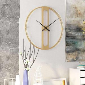 Horloge murale circulaire en métal Meilleur design Métal dans un cadre en fer Horloge murale fantaisie faite à la main de qualité supérieure - Product Image 2