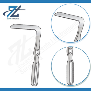 Lame de rétracteur vaginal Landon 89 mm x 25 mm, instrument chirurgical manuel en acier inoxydable, fabriqué au Pakistan - Product Image 3