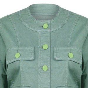 Veste en jean de qualité supérieure pour la veste en jean chaude d'hiver pour femme avec personnalisation de style vintage veste en jean tendance - Product Image 3