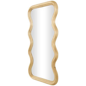Cadre en bois miroir mural de meilleure qualité pour la salle de bain et les hôtels de décoration intérieure avec couleur personnalisée et S - Product Image 1