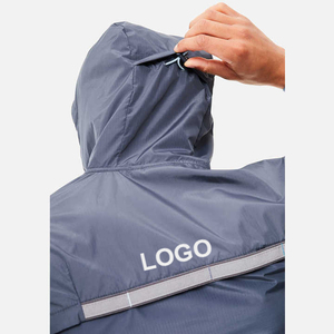 Survêtement à capuche décontracté pour hommes, veste de sport, pantalon, ensemble de 2 pièces, tenue de sport respirante et imperméable pour l'hiver - Product Image 3