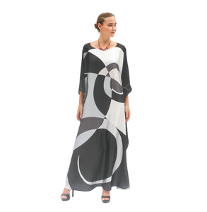 Vêtements décontractés pour femmes en satin de soie doux et large Kaftan Kurti Top For Party Wear Luxury Wear For Girls Summer Beach Beautiful Dress - Product Image 1