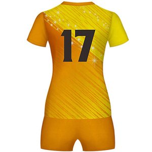 Ensemble d'uniformes de volley-ball pour hommes adultes, design dernier cri, durable, 100 % polyester, léger, séchage rapide, respirant, couleurs personnalisables - Product Image 3