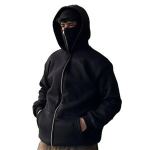 2025 Sudadera con capucha de peso pesado ropa de calle personalizada 100% algodón hombro caído liso francés Terry grueso en blanco Sudadera con capucha de gran tamaño para hombres - Product Image 5