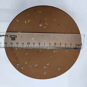 Round silicone baking mold flexible, non-stick, <b>heat</b>-resistant, perfect for making cakes, mousse, and frozen desserts - Product Image 4