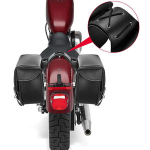 Sac de selle en cuir de moto imperméable de voyage chaud pochette à outils de moto sac en cuir de selle sac de selle de moto personnalisé - Product Image 2