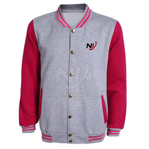 Bas quantité minimale de commande Vêtements d'extérieur Col montant Veste Letterman à la mode Logo personnalisé Veste d'hiver Letterman - Product Image 1