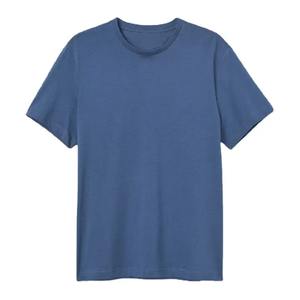 Wholesale Oversized Men's Cotton T-<b>Shirts</b> Custom Logo Printing Blank Casual <b>Shirts</b> with <b>Collarless</b> Design Plus Size - Product Image 4